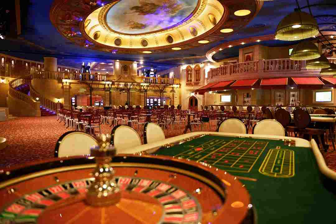 Không gian sảnh Poipet Resort Casino rất rộng lớn